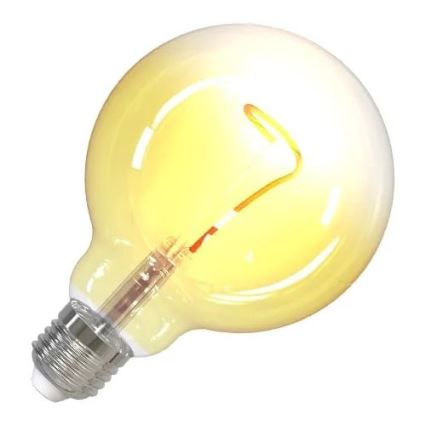 LED-Glühbirne FILAMENT SHAPE G95 E27/4W/230V 1800K gelb