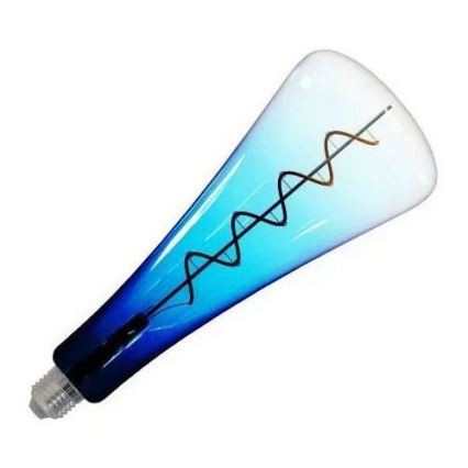 LED-Glühbirne FILAMENT SHAPE T110 E27/5W/230V 1800K blau