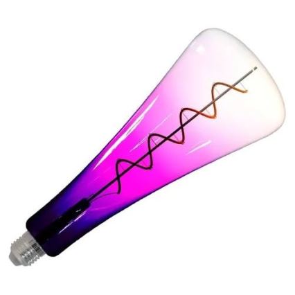 LED-Glühbirne FILAMENT SHAPE T110 E27/5W/230V 1800K violett