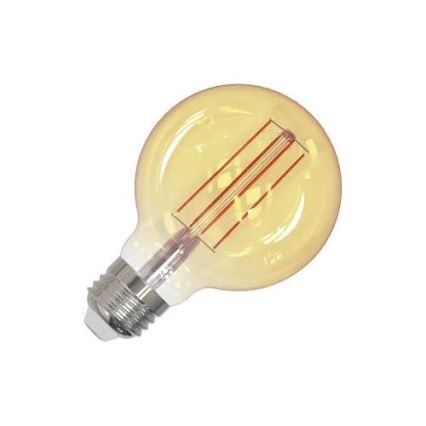 LED-Glühbirne FILAMENT SLIM VINTAGE G80 E27/4,5W/230V 1800K