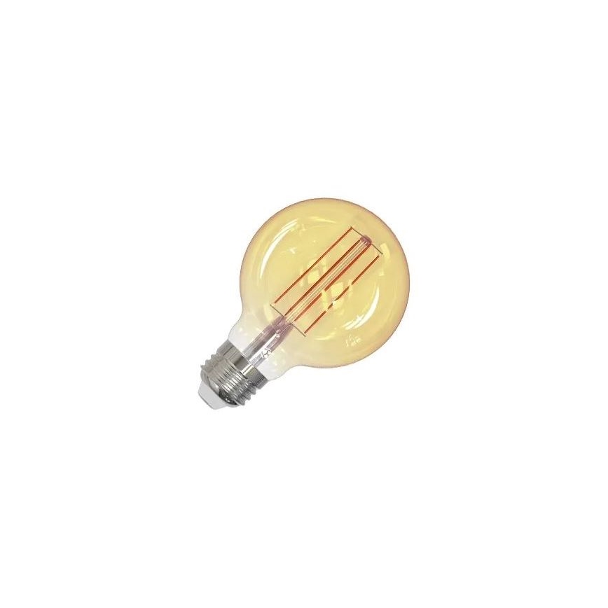 LED-Glühbirne FILAMENT SLIM VINTAGE G80 E27/4,5W/230V 1800K