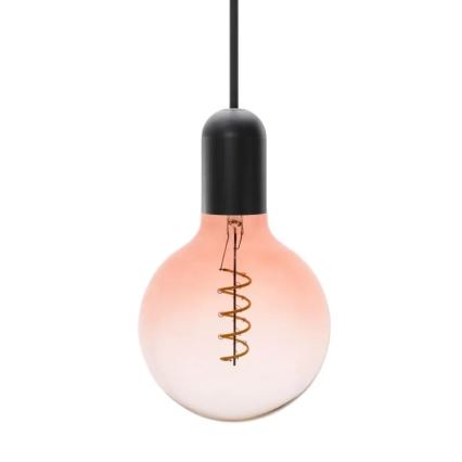 LED-Glühbirne FILAMENT SPIRAL G125 E27/4W/230V 2000K rosa