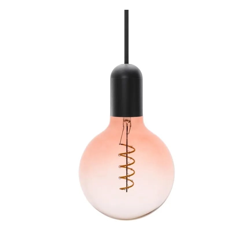 LED-Glühbirne FILAMENT SPIRAL G125 E27/4W/230V 2000K rosa