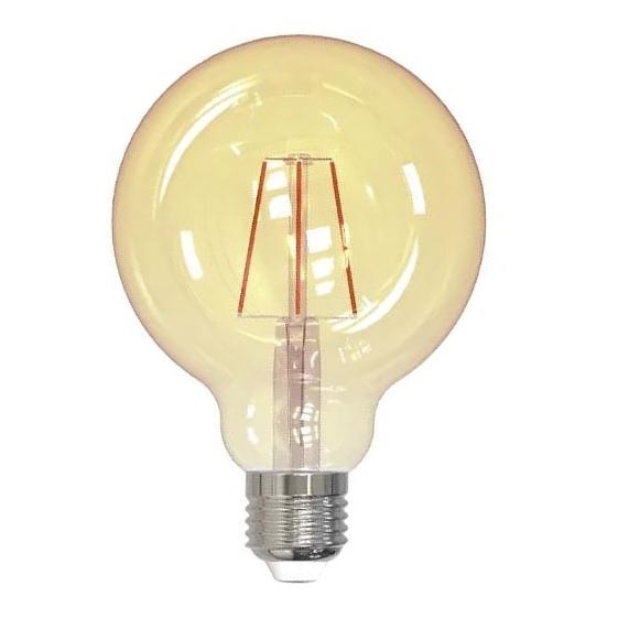 LED-Glühbirne FILAMENT VINTAGE G95 E27/4W/230V 2000K