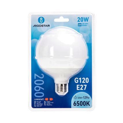 LED-Glühbirne G120 E27/20W/230V 6500K - Aigostar