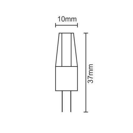 LED Glühbirne G4/2W/12V 2800K