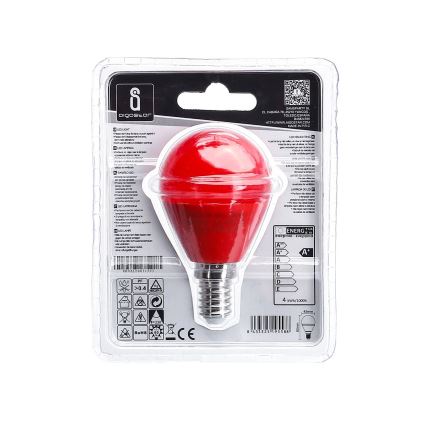 LED-Glühbirne G45 E14/4W/230V rot - Aigostar