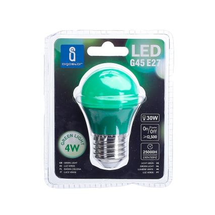 LED-Glühbirne G45 E27/4W/230V grün - Aigostar