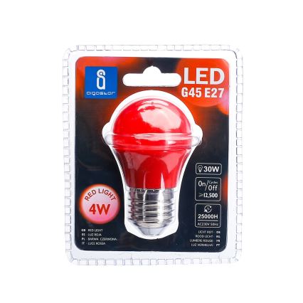 LED-Glühbirne G45 E27/4W/230V rot - Aigostar