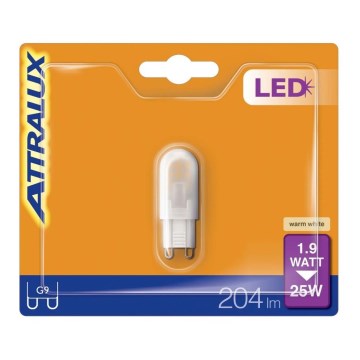 LED-Glühbirne G9/1,9W/230V 2700K - Attralux