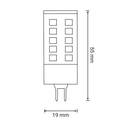 LED Glühbirne G9/4W/230V 4000K