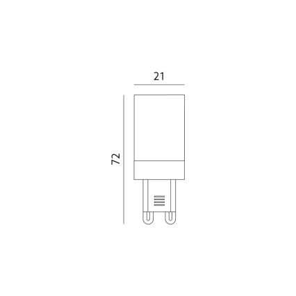 LED Glühbirne G9/6W/230V 3000K