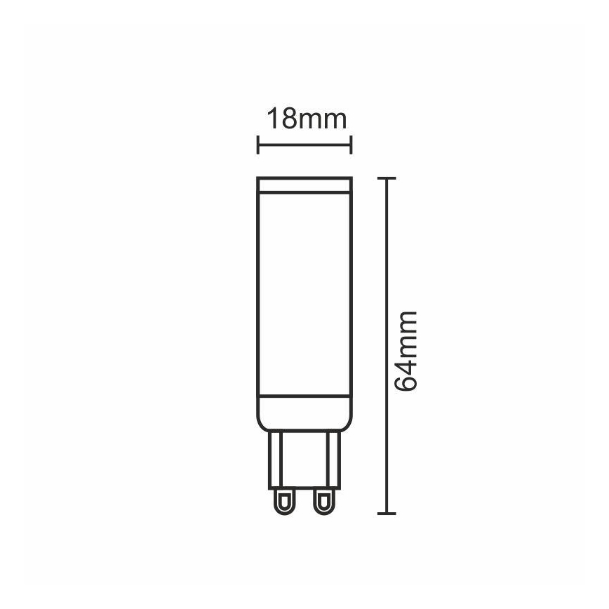 LED Glühbirne G9/7W/230V 2800K