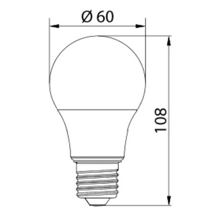 LED Glühbirne LEDSTAR ECO E27/10W/230V 4000K