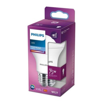 LED-Glühbirne Philips E27/10W/230V 6500K