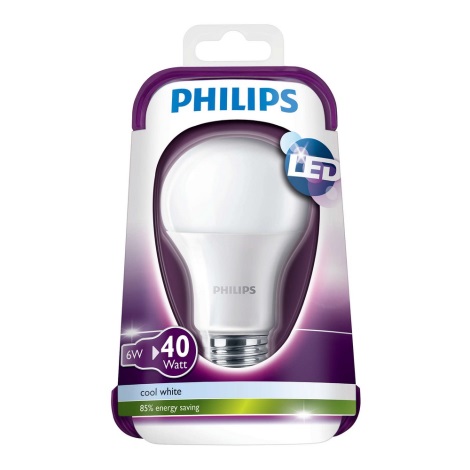 LED Glühbirne Philips E27/6W/230V