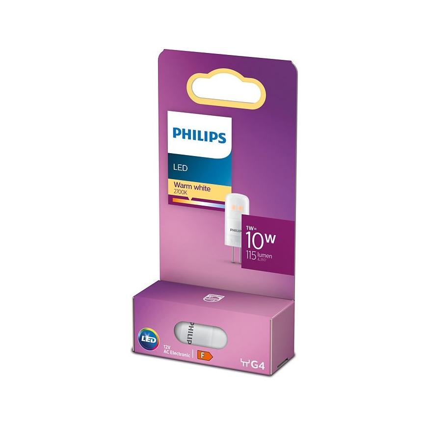 LED Glühbirne Philips G4/1W/12V 2700K