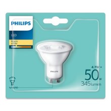 LED-Glühbirne Philips GU10/4,7W/230V 2700K