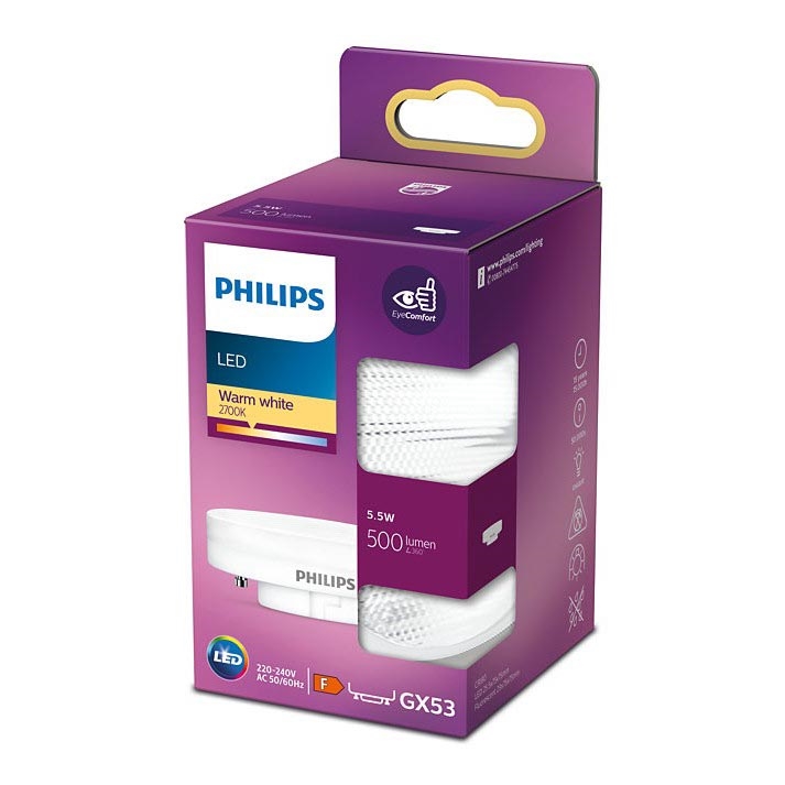 LED Glühbirne Philips GX53/5,5W/230V 2700K