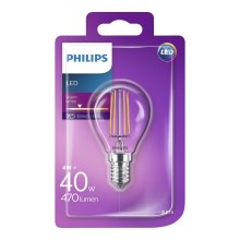 LED Glühbirne Philips VINTAGE P45 E14/4W/230V 2700K