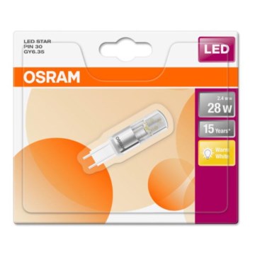 LED Glühbirne PIN GY6,35/2,4W/12V 2700K - Osram