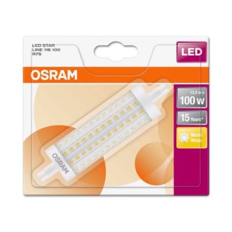 LED-Glühbirne R7s/12,5W/230V 2700K - Osram 118 mm