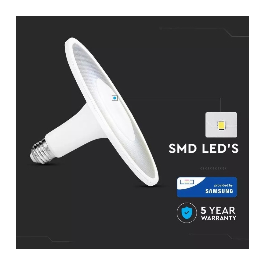 LED-Glühbirne SAMSUNG CHIP UFO E27/18W/230V 4000K