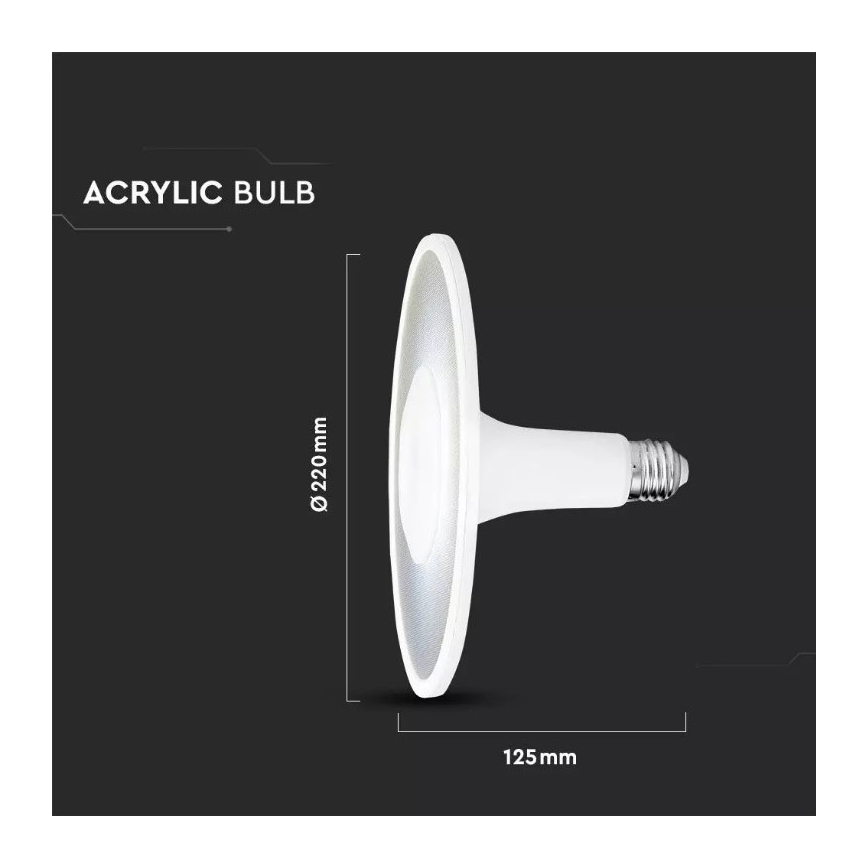 LED-Glühbirne SAMSUNG CHIP UFO E27/18W/230V 4000K