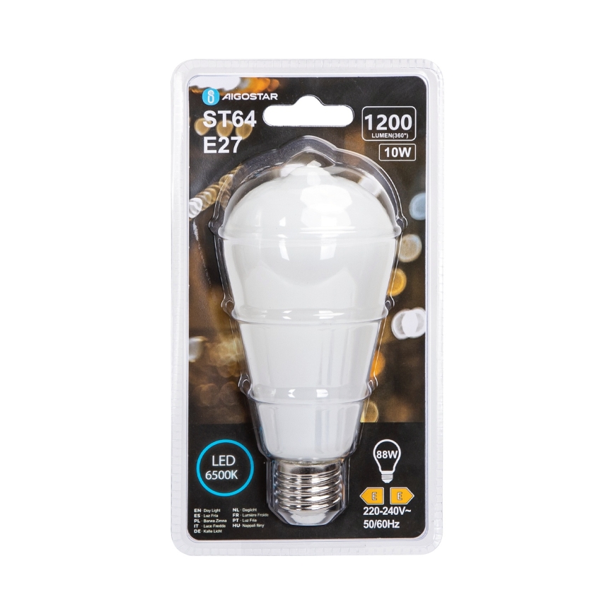 LED-Glühbirne ST64 E27/10W/230V 320° 6500K - Aigostar