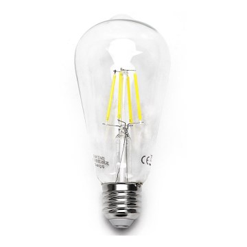 LED Glühbirne ST64 E27/8W/230V 6500K - Aigostar