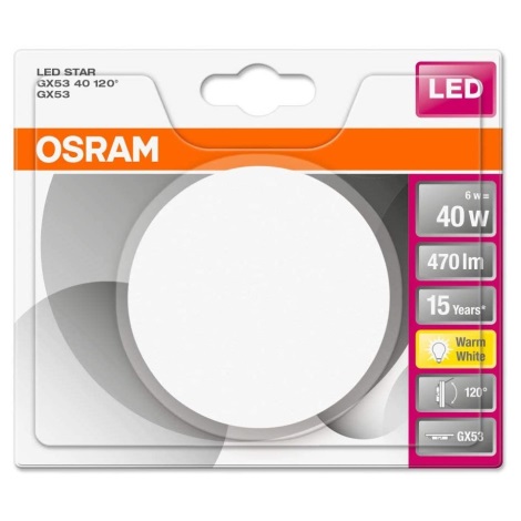 LED-Glühbirne STAR GX53/6W/230V 4000K - Osram