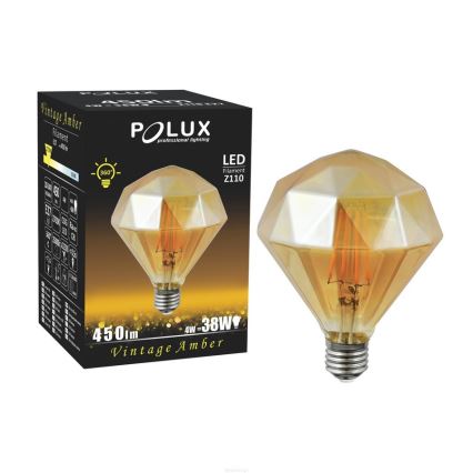 LED Glühbirne VINTAGE AMBER E27/4W/230V 2700K