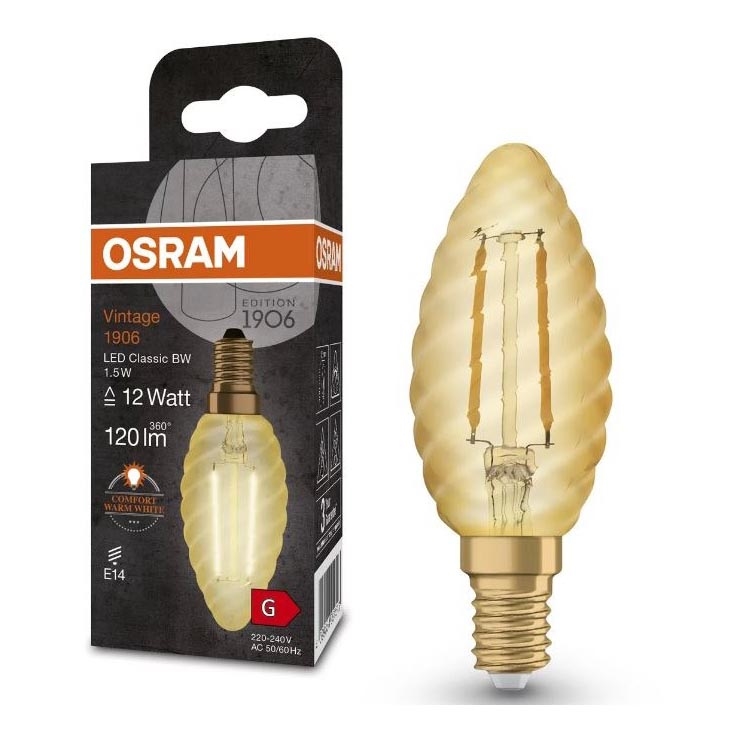 LED-Glühbirne VINTAGE E14/1,5W/230V 2400K - Osram