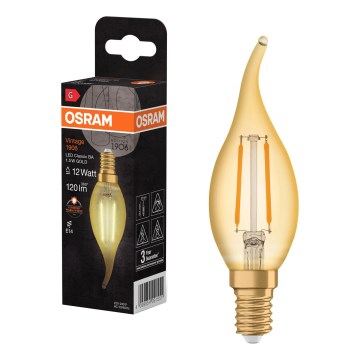 LED-Glühbirne Vintage-Filament E14/1,5W/230V 2400K - Osram
