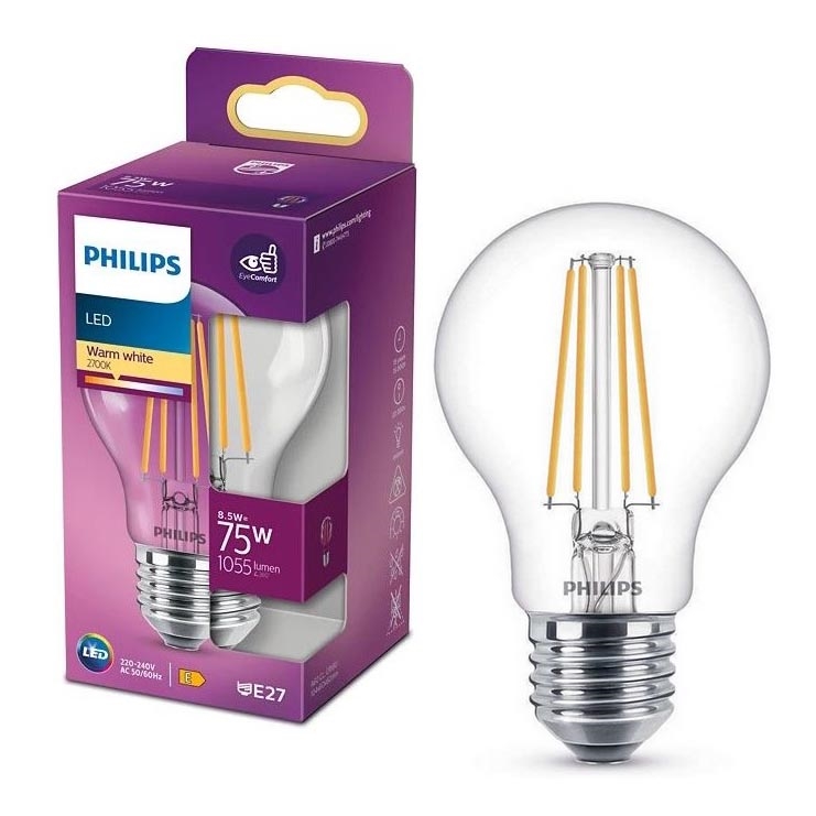 LED-Glühbirne VINTAGE Philips A60 E27/8,5W/230V 2700K