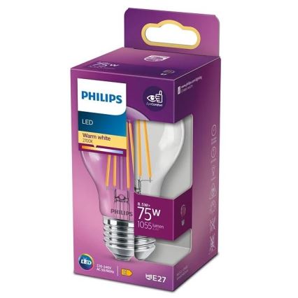 LED-Glühbirne VINTAGE Philips A60 E27/8,5W/230V 2700K