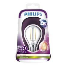 LED Glühbirne VINTAGE Philips E14/2,3W/230V 2700K
