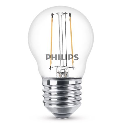 LED Glühbirne VINTAGE Philips P45 E27/2W/230V 2700K