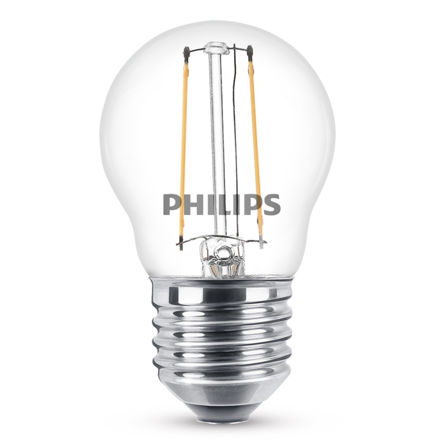 LED Glühbirne VINTAGE Philips P45 E27/2W/230V 2700K