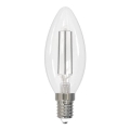LED-Glühbirne WEISSER FILAMENT C35 E14/4,5W/230V 4000K