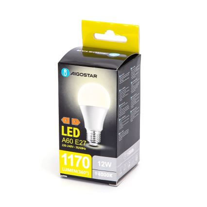 LED-Glühlampe A60 E27/12W/230V 4000K - Aigostar