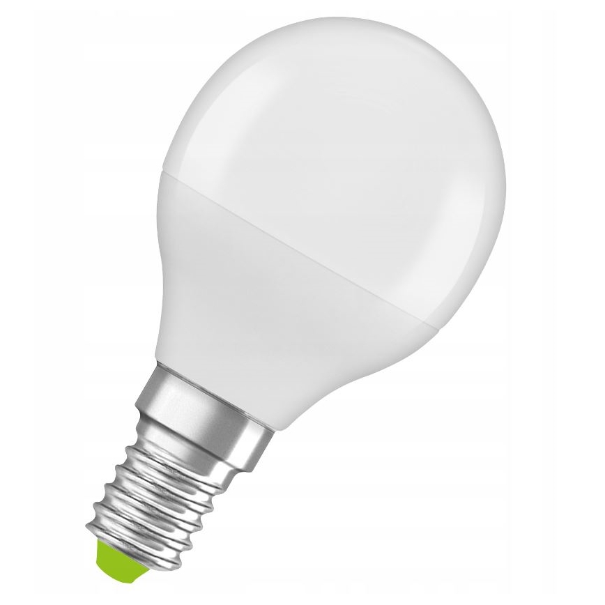 LED-Glühlampe aus recyceltem Kunststoff P45 E14/4,9W/230V 2700K - Ledvance