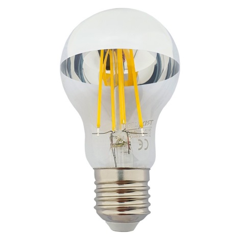 LED Glühlampe DECOR MIRROR A60 E27/8W/230V silber