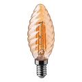LED-Glühlampe FILAMENT AMBER E14/4W/230V 2200K