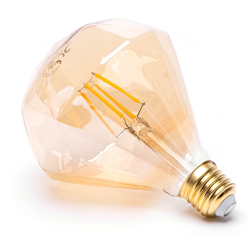 LED-Glühlampe FILAMENT E27/4W/230V 1800K Diamant - Aigostar