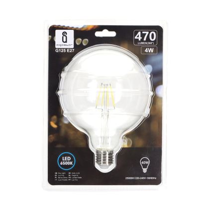 LED-Glühlampe FILAMENT G125 E27/4W/230V 6500K - Aigostar