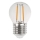 LED-Glühlampe FILAMENT G45 E27/2W/230V 3000K