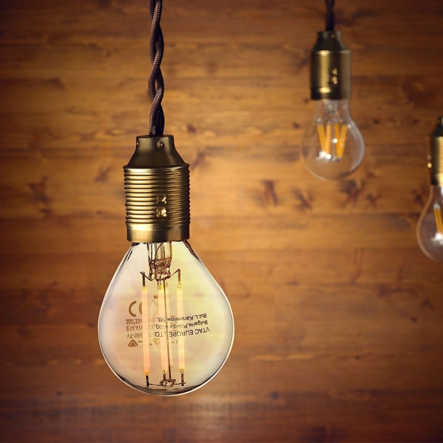LED-Glühlampe FILAMENT P45 E14/4W/230V 4000K