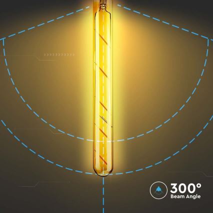 LED-Glühlampe FILAMENT T30 E27/5W/230V 2200K