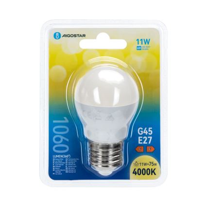 LED-Glühlampe G45 E27/11W/230V 4000K - Aigostar